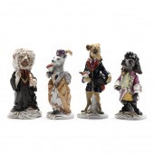 FOUR UNTER WEISBACH PORCELAIN