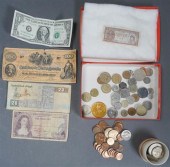 FOUR U.S. MORGAN SILVER DOLLAR
