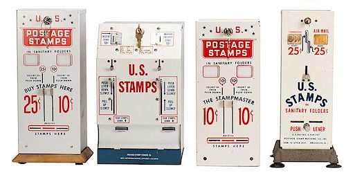 FOUR U.S. POSTAGE STAMP