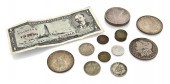 * Four U.S. Silver Dollars Mor