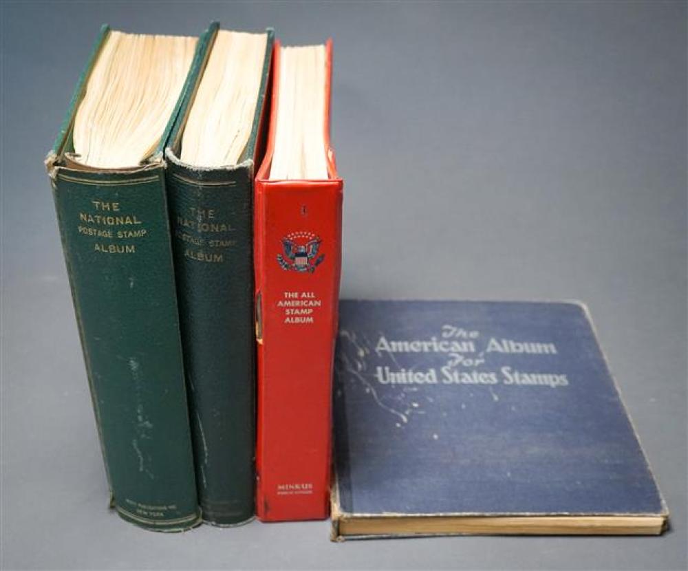 FOUR U.S. STAMP ALBUMSFour U.S.