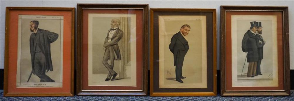 FOUR VANITY FAIR 'SPY' PRINTS,