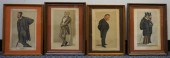 FOUR VANITY FAIR 'SPY' PRINTS,