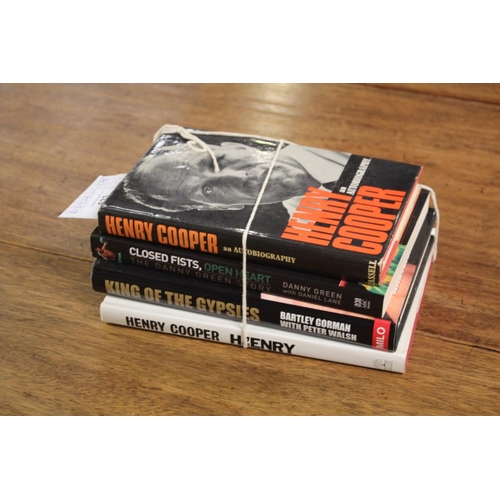 Four various boxing books