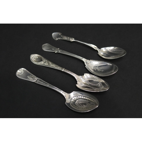 Four various sterling silver