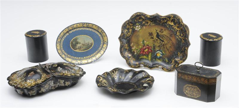 FOUR VICTORIAN PAPIER MÃƒâ€šCHÃƒâ€°