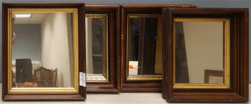 FOUR VICTORIAN PARTIAL GILT