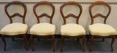 FOUR VICTORIAN ROCOCO STYLE CA