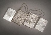 FOUR VICTORIAN SILVER CARD CAS