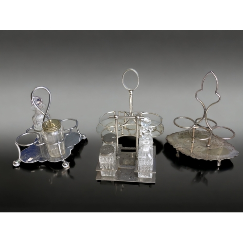 FOUR VICTORIAN SILVER PLATE