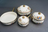 FOUR VILLEROY & BOCH ENAMEL DE