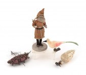 FOUR VINTAGE CHRISTMAS DECORAT