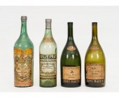 Four vintage decorative bar to
