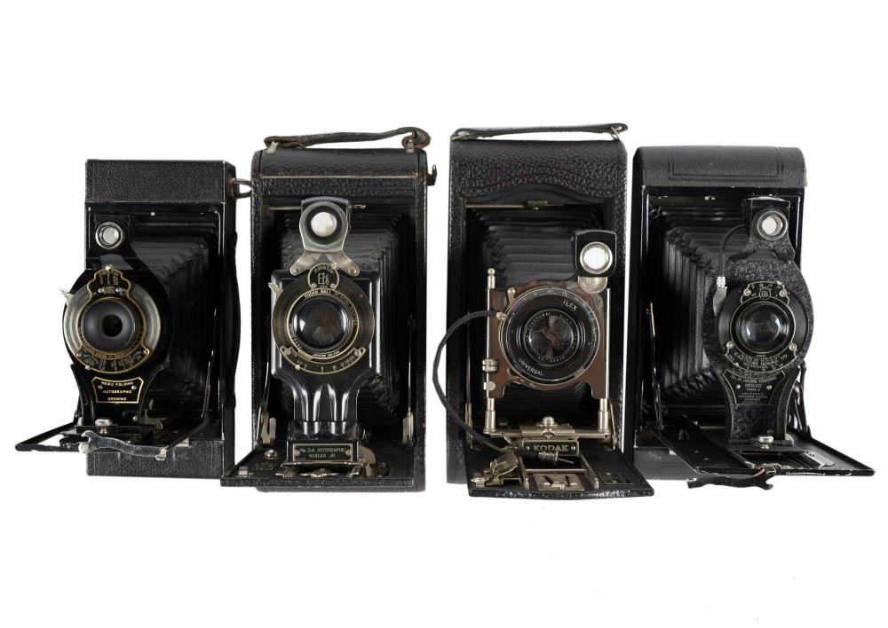 FOUR VINTAGE FOLD OUT