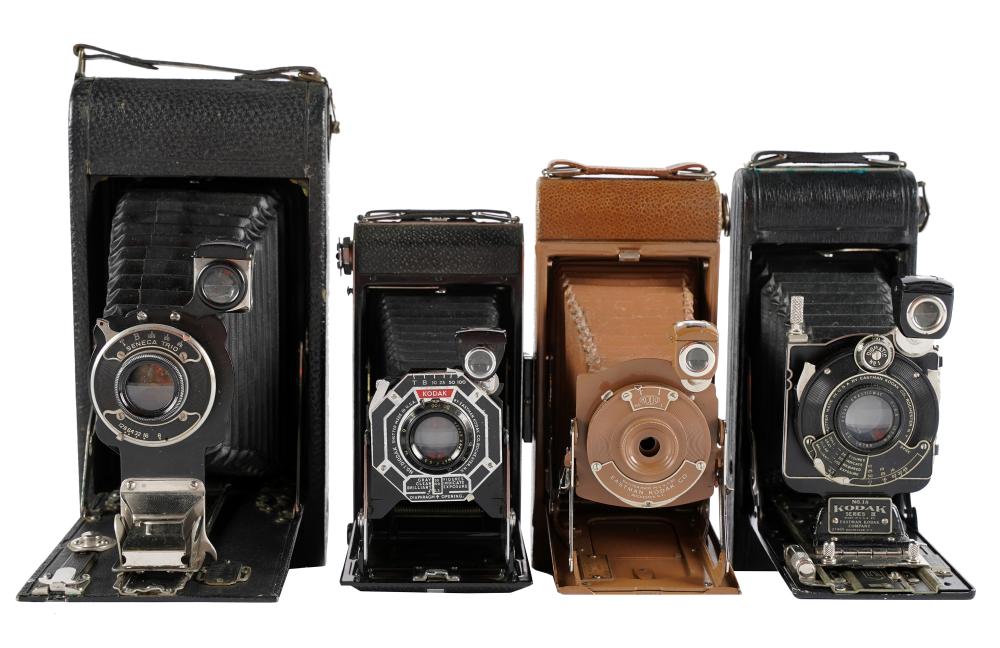 FOUR VINTAGE FOLD OUT