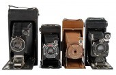 FOUR VINTAGE FOLD OUT CAMERASN