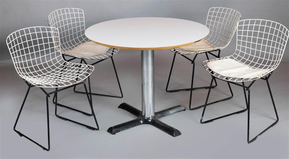 FOUR VINTAGE HARRY BERTOIA STYLE