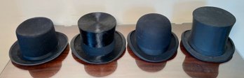 Four vintage hats, including: