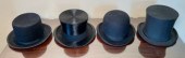 Four vintage hats, including: