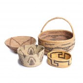 FOUR VINTAGE NATIVE AMERICAN P