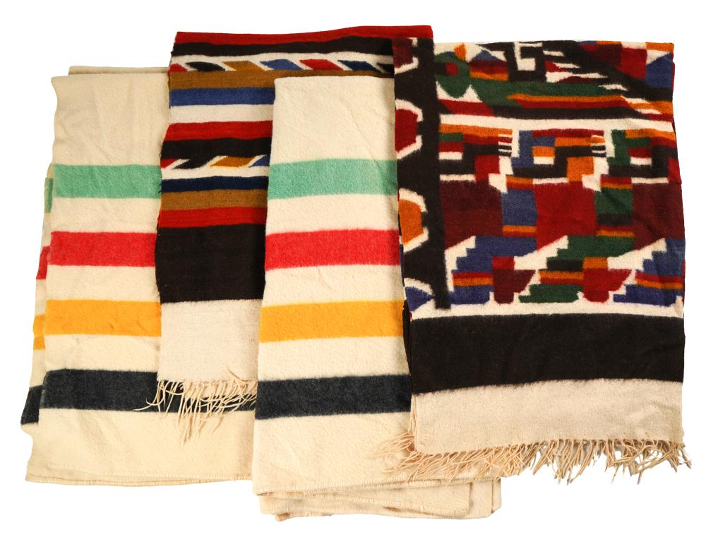 FOUR VINTAGE WOOL