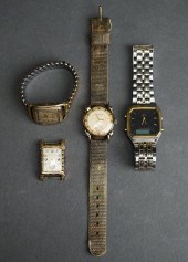FOUR VINTAGE WRISTWATCHESFour