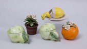 FOUR VLADIMIR KANEVSKY GLAZED