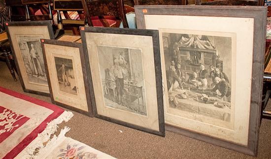 Four W. Dendy Sadler signed