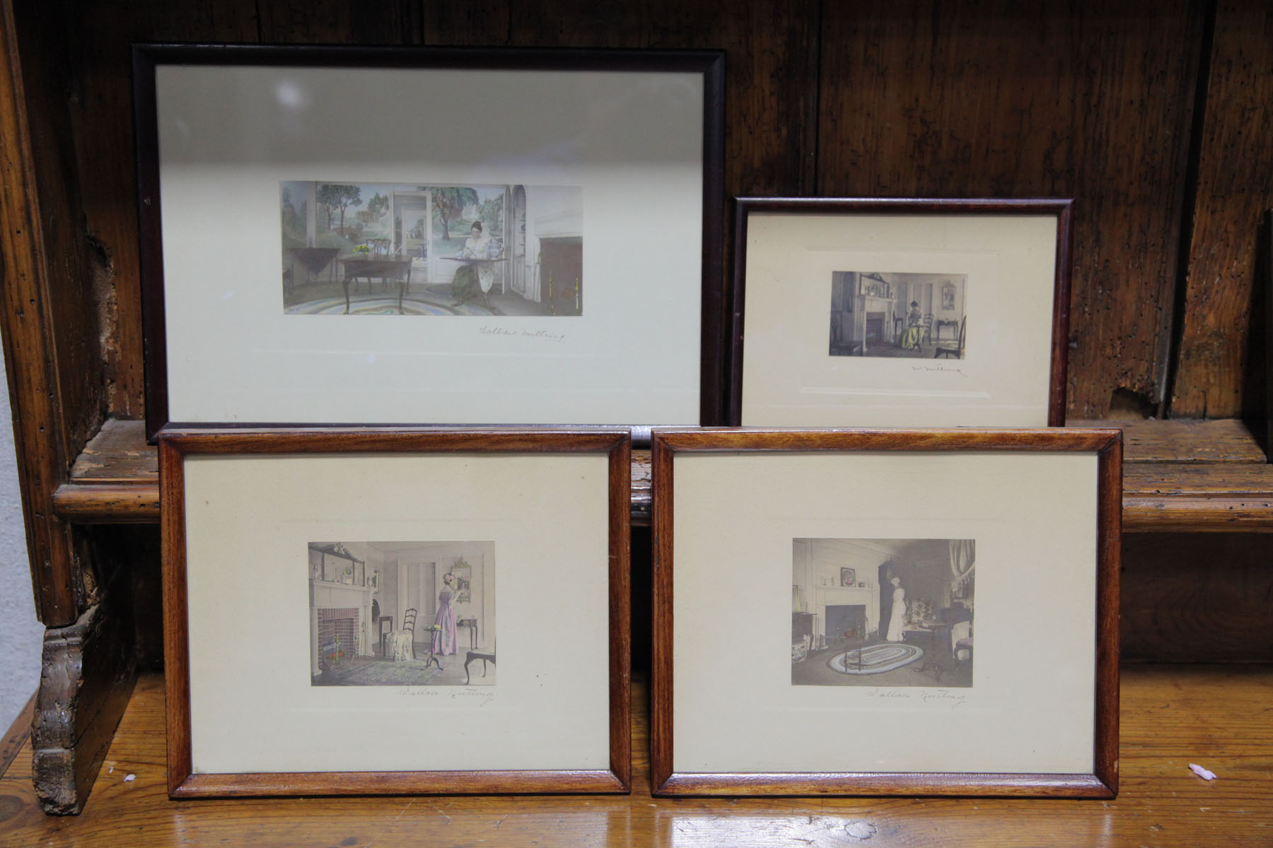 FOUR WALLACE NUTTING PRINTS. 