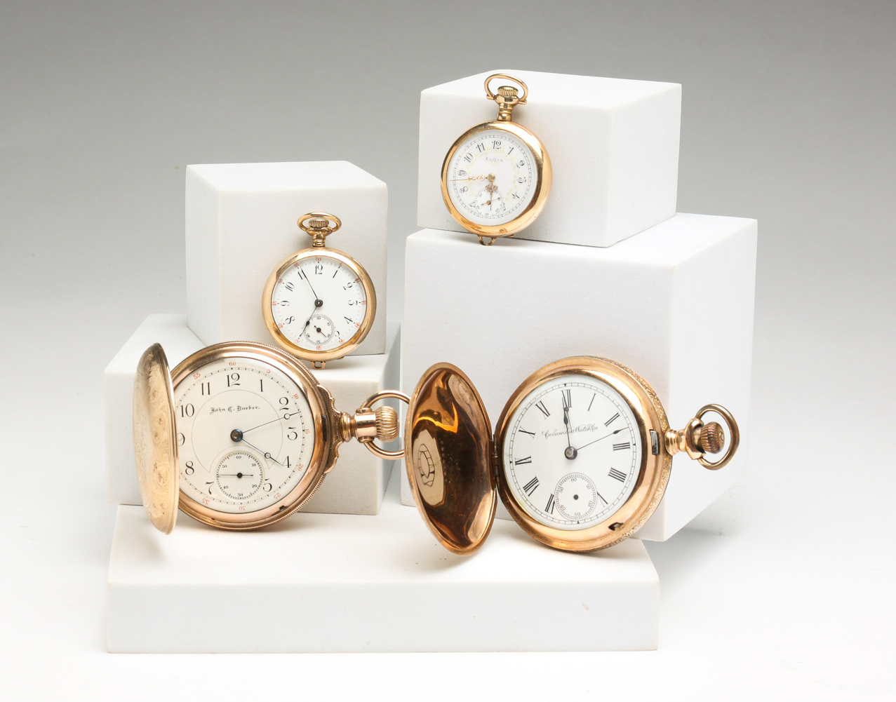 FOUR WATCHES. Late 19th, early 20th