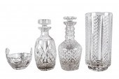 FOUR WATERFORD CRYSTAL ARTICLE