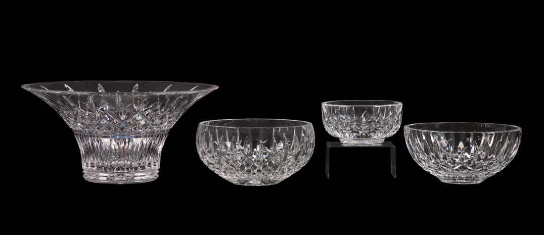 FOUR WATERFORD CRYSTAL CENTER OR