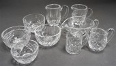 FOUR WATERFORD CRYSTAL SUGAR A