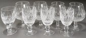 FOUR WATERFORD CUT CRYSTAL COL