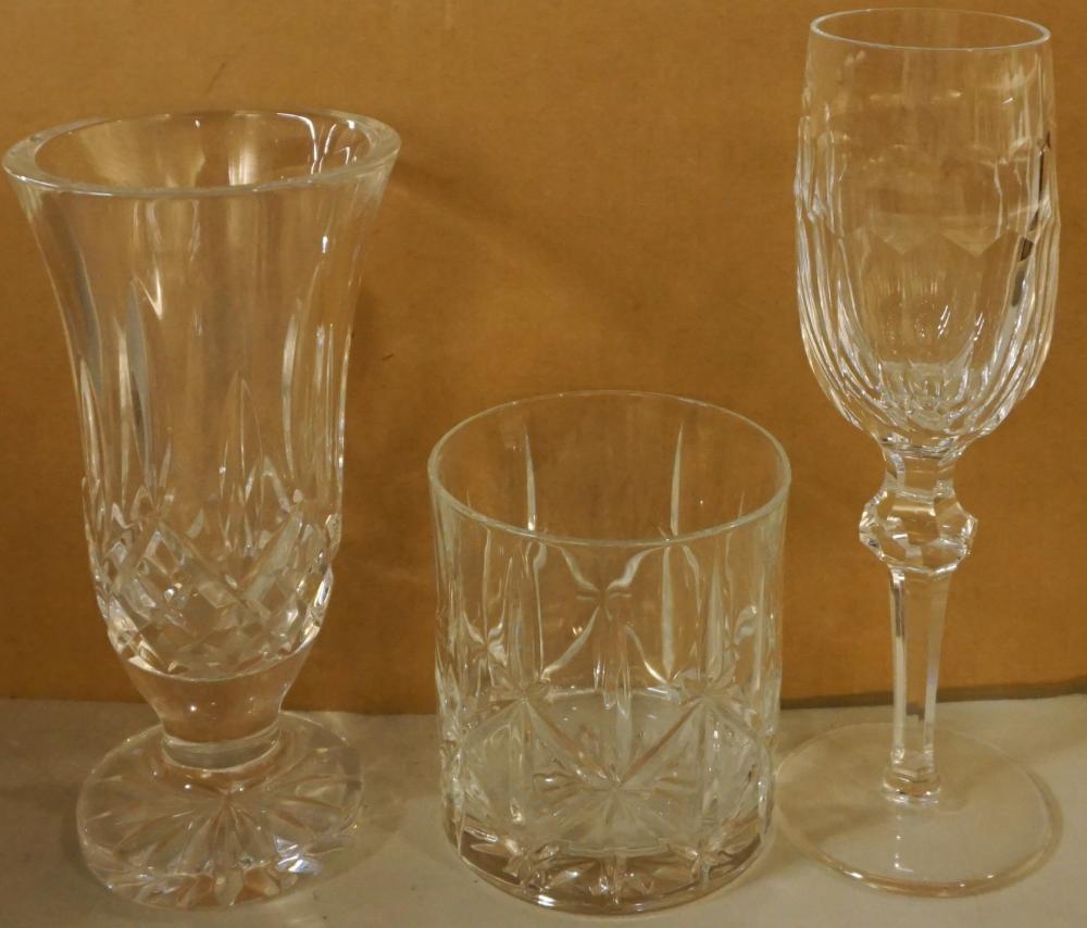 FOUR WATERFORD CUT CRYSTAL OLD