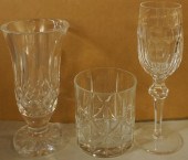 FOUR WATERFORD CUT CRYSTAL OLD