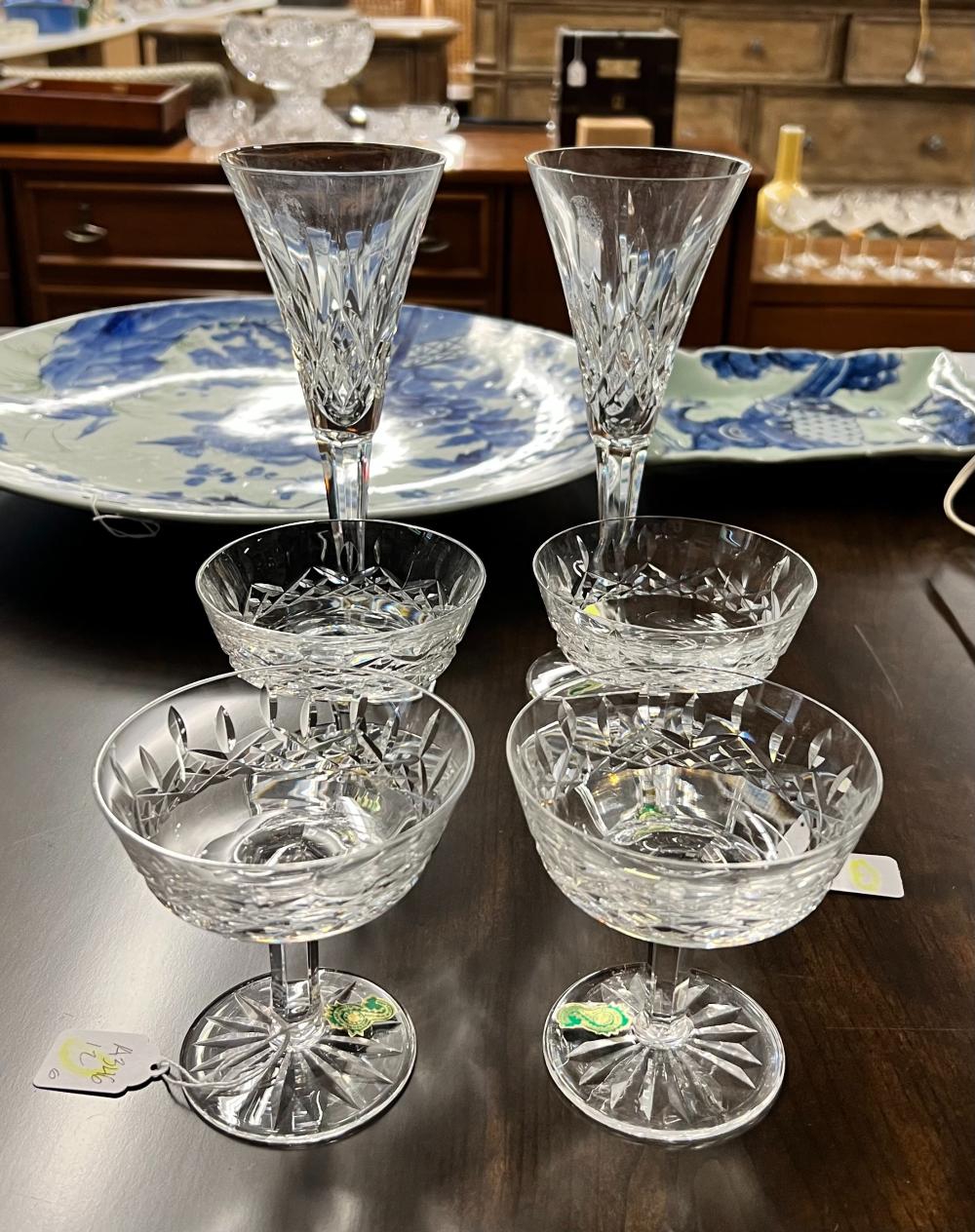 FOUR WATERFORD IRISH CRYSTAL