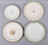 FOUR WEDGWOOD CREAMWARE CRESTE