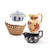 FOUR WEDGWOOD DRY BODY WARES,
