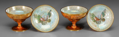 Four Wedgwood lustre bowls,