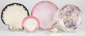 FOUR WEDGWOOD SHELL FORM DISHE