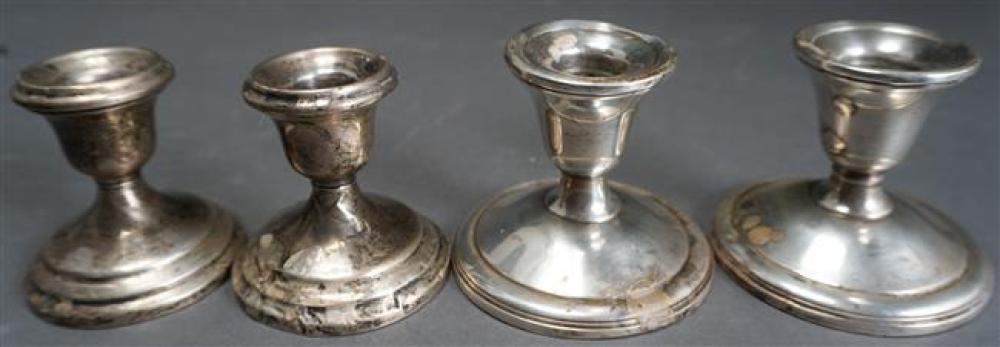 FOUR WEIGHTED STERLING SILVER LOW