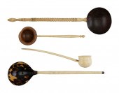 FOUR WHALEBONE-HANDLED UTILITA