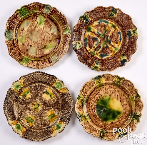 FOUR WHIELDON TYPE TORTOISESHELL