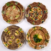 FOUR WHIELDON TYPE TORTOISESHE