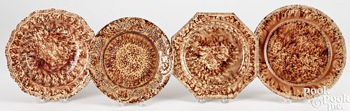 FOUR WHIELDON TYPE TORTOISESHELL