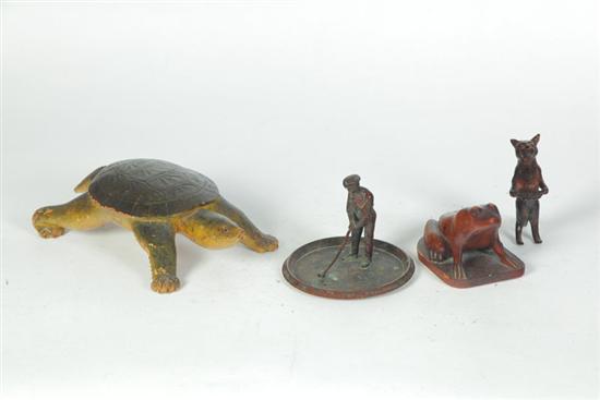 FOUR WHIMSICAL FIGURES.  By