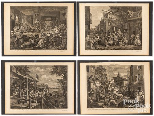 FOUR WILLIAM HOGARTH ELECTION