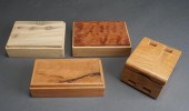 FOUR WOOD BOXESFour Wood Boxes