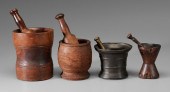 Four Wood, Brass Mortars and P